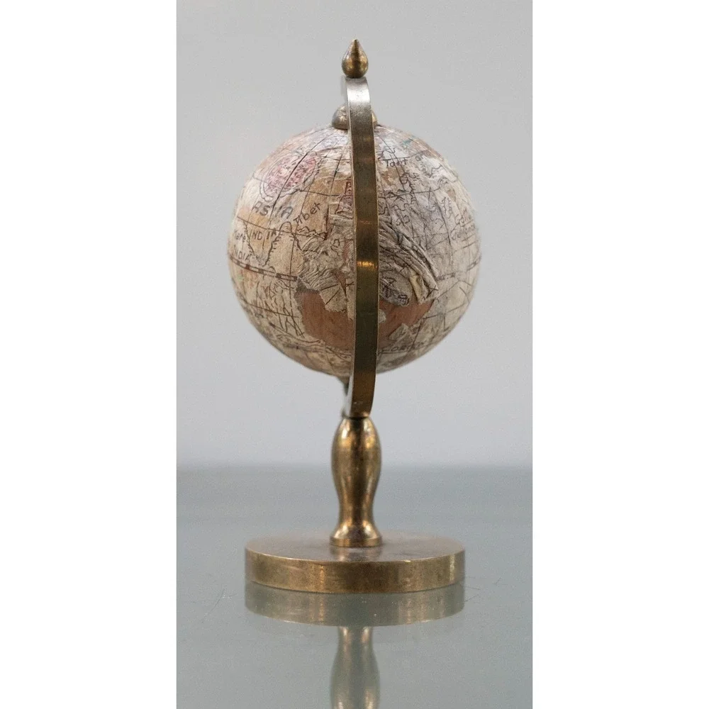Vintage Globe Olde World Wood Mini‎ 5